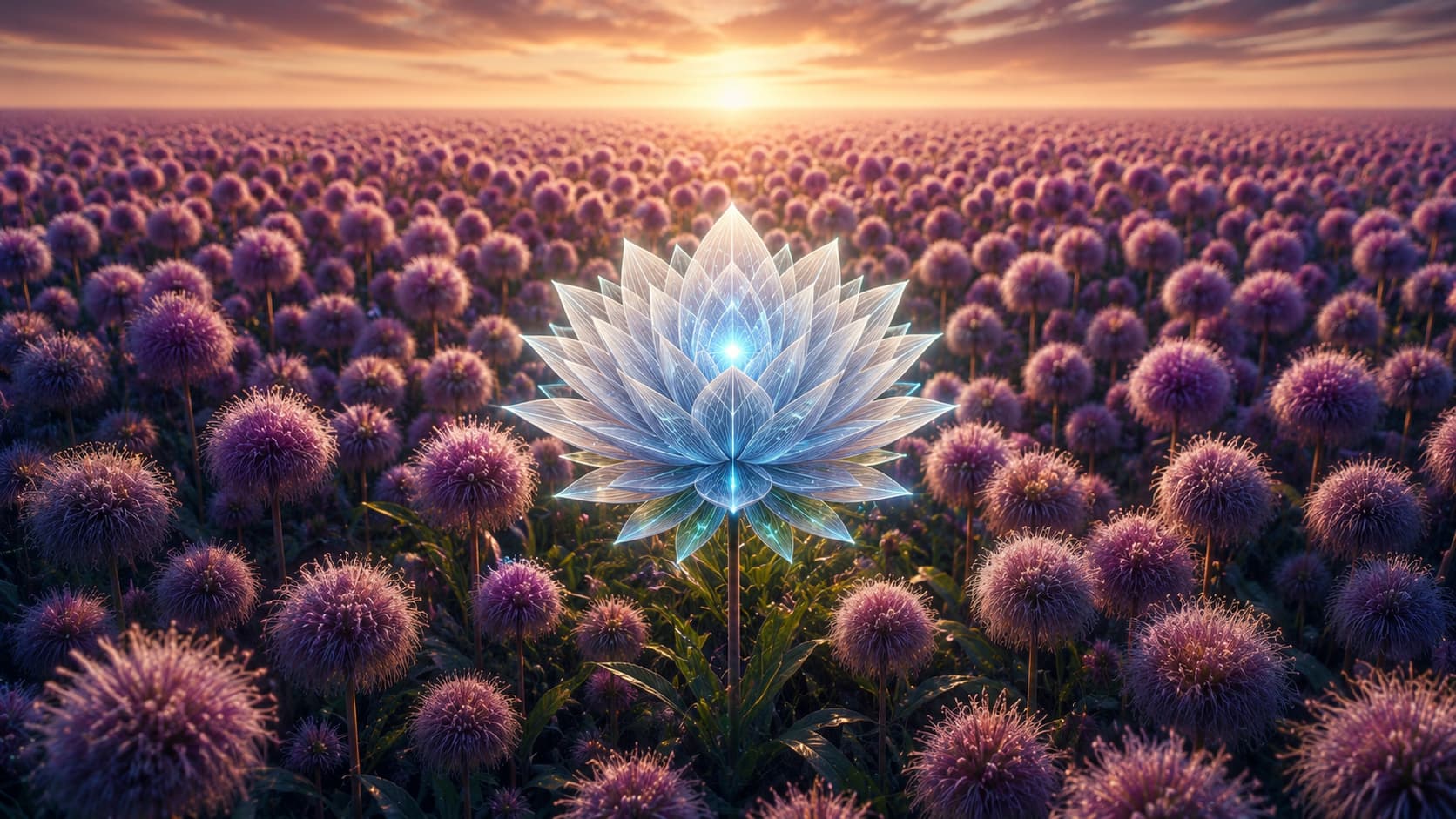 meadows of flowers